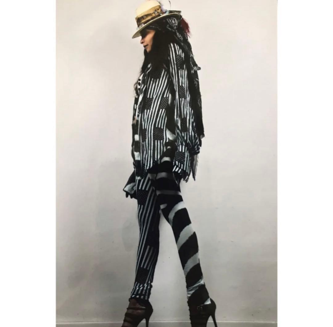 レッグウェア if six was nine LEG/LG AMERICANZEBRABLUE