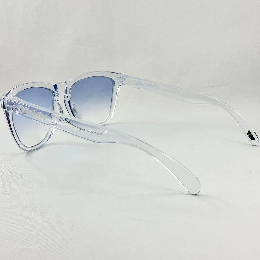オークリーox8137A-02ブルーグラデーションサングラスFrogskins