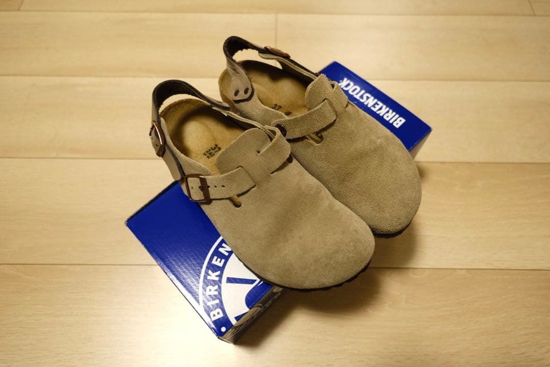 [美品]BIRKENSTOCK Tokio Suede レザートープ