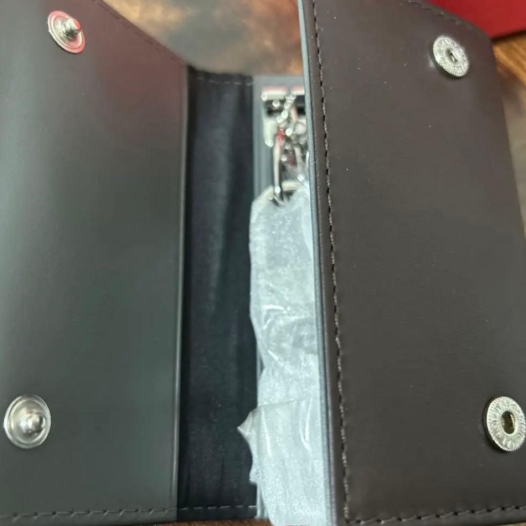 ディーゼル DIESEL レザー キーケース 茶色　X09010 箱付き