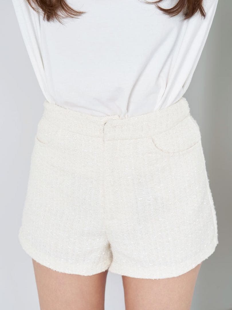 Darich サマーツイードコンパクトショートパンツ