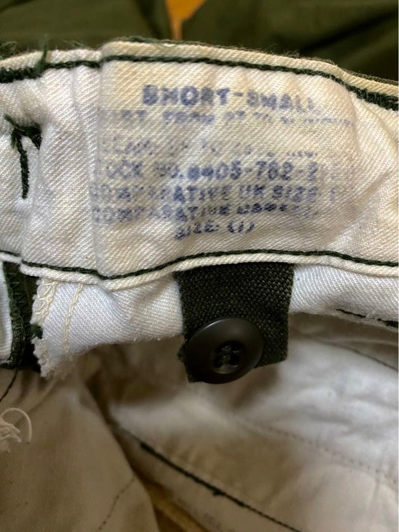 M65フィールドパンツ カーゴパンツ アルミジップ Small-Short 実物