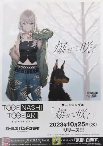 ガールズバンドクライ トゲアリトゲナシ 爆ぜて咲く B2ポスター　河原木桃香