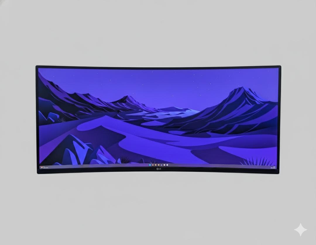 LG 34WP65C-B 160Hz対応 曲面型ウルトラワイドモニター