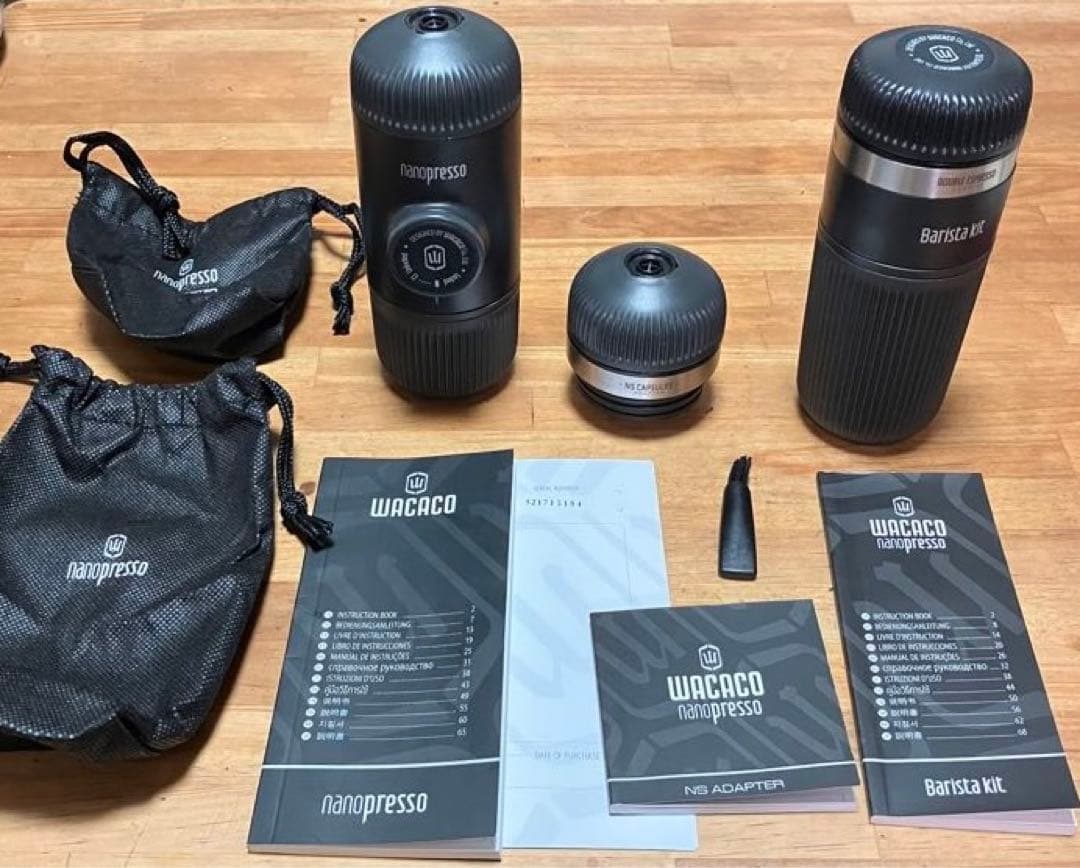 WACACO(ワカコ)ナノプレッソ、NSアダプター、バリスタキットセット