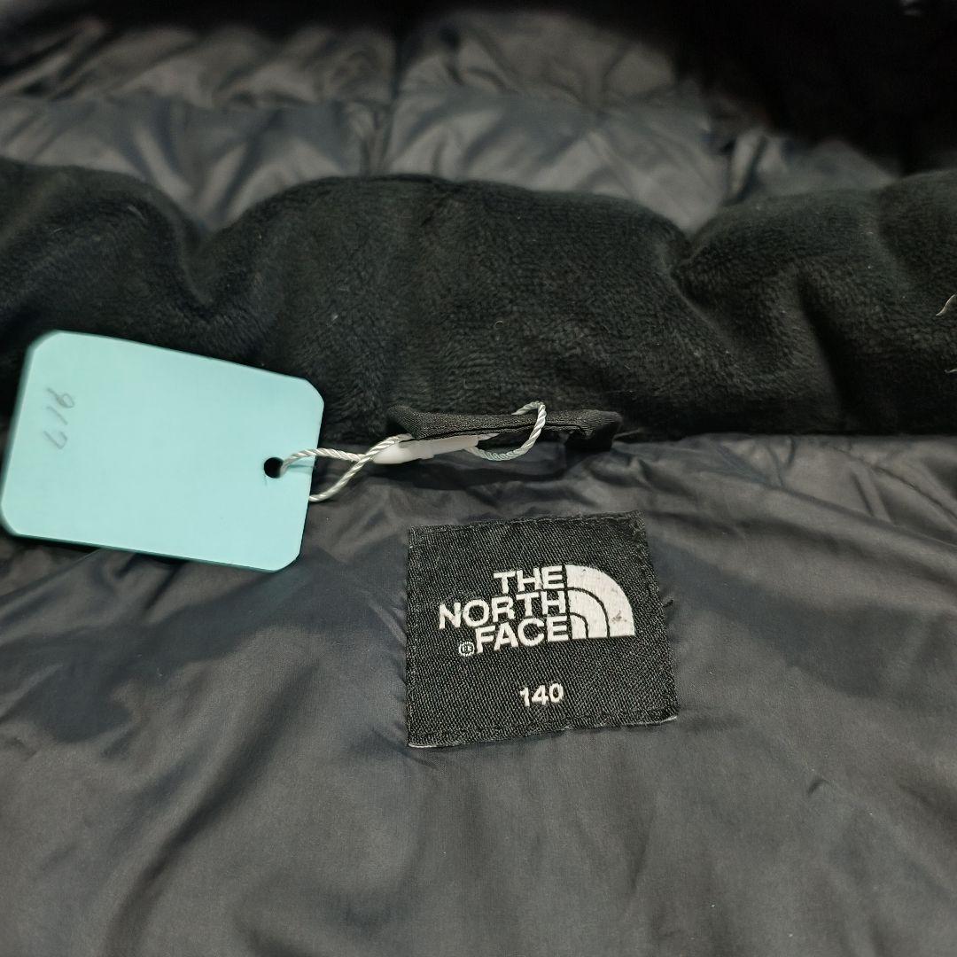 希少　大人気　ノースフェイス　ロング　ダウンジャケット　140サイズ　ブラック