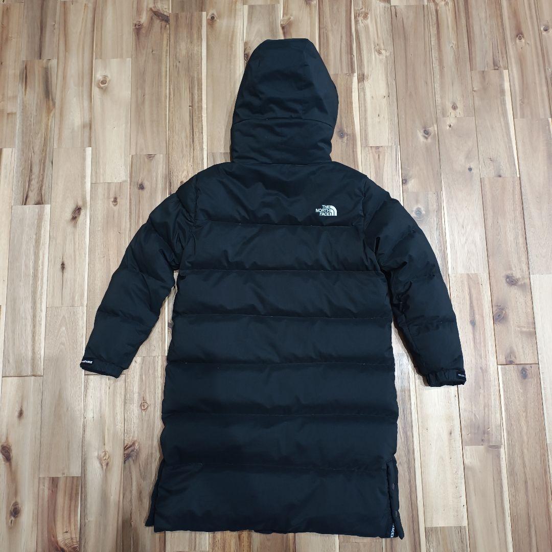 希少　大人気　ノースフェイス　ロング　ダウンジャケット　140サイズ　ブラック