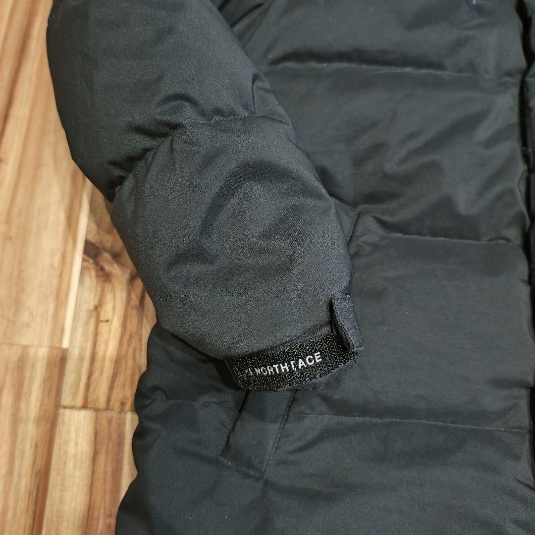 希少　大人気　ノースフェイス　ロング　ダウンジャケット　140サイズ　ブラック