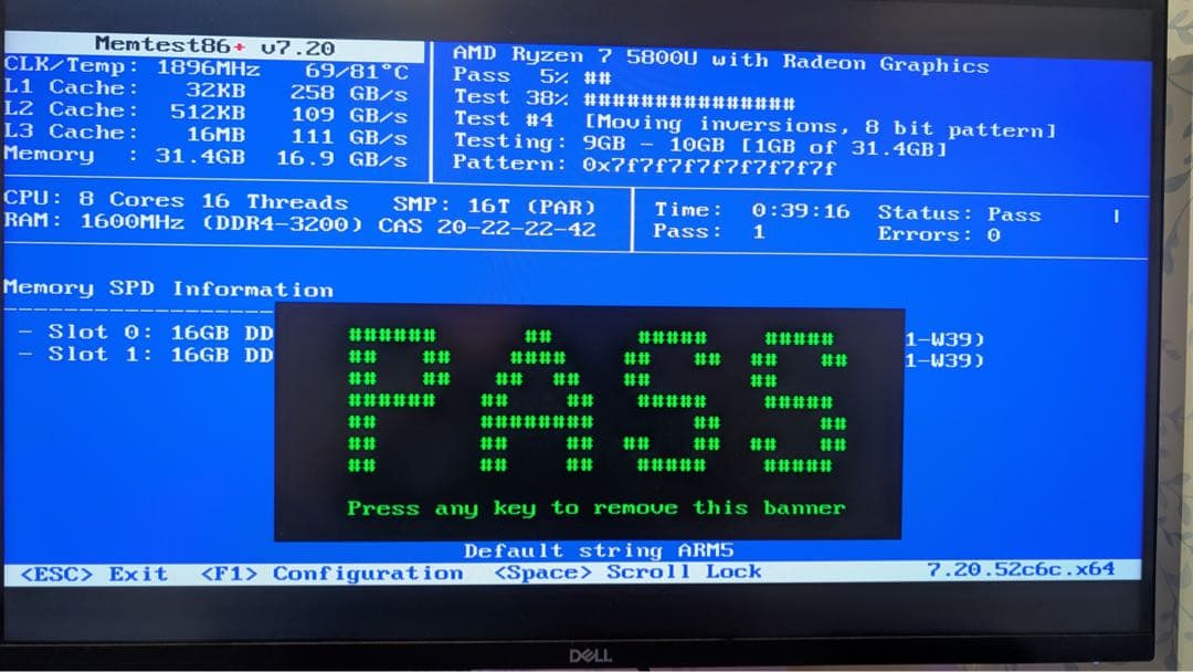 Kingston DDR4 32GB（16GB×2）ノート用メモリ