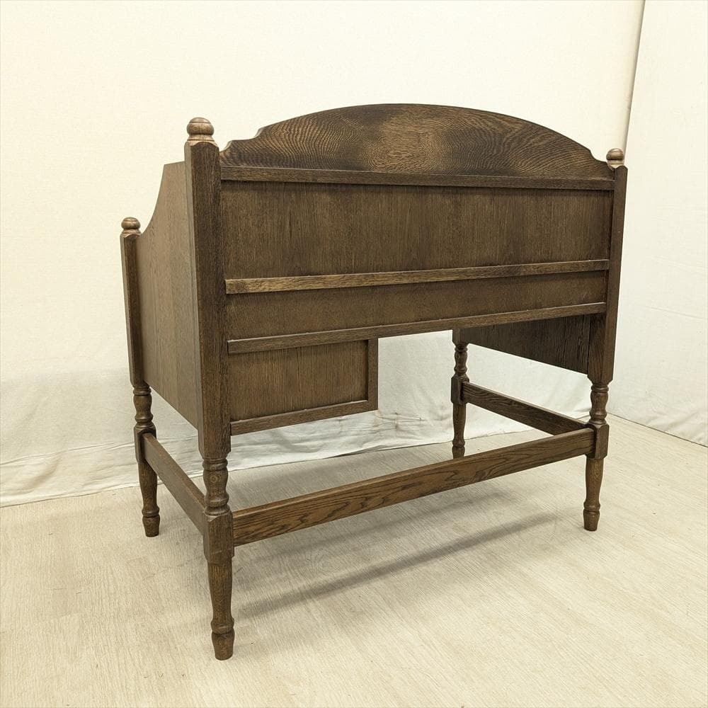 勇峰工芸　楢 ナラ材　学習机　勉強机　ワークデスク　パソコン　書斎　机　作業台