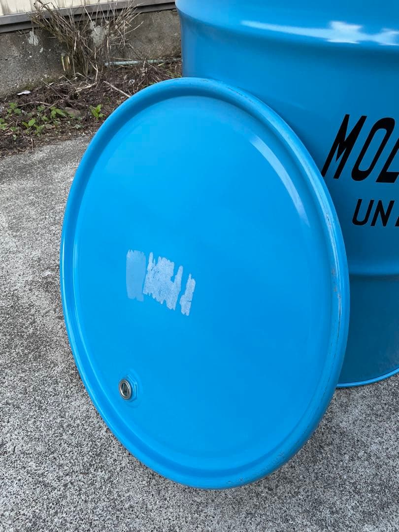 ナチュラルフルーツ ドラム缶 一斗缶 焼却炉セット 茶色の蓋付き