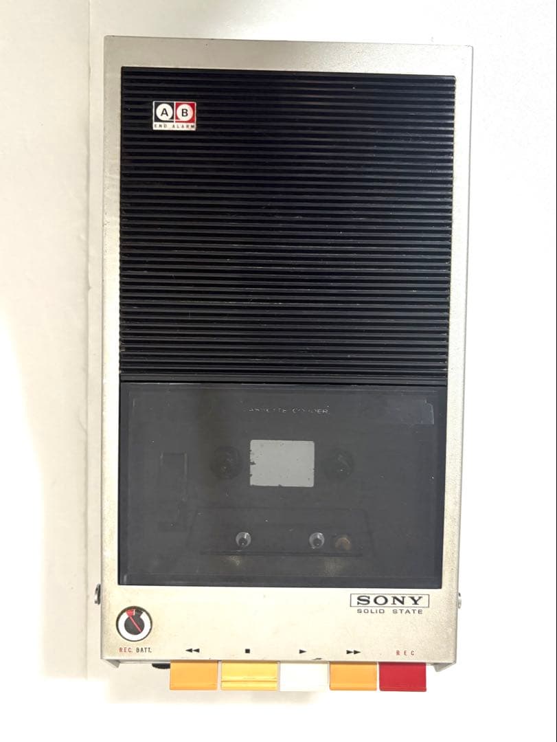 SONY TC-100 カセットテープレコーダー 昭和レトロ ソニー 説明書有り