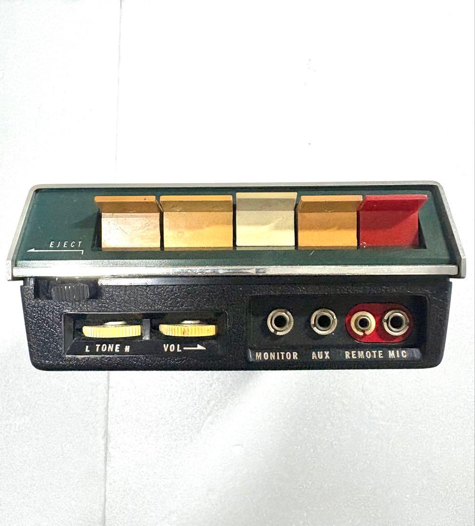 SONY TC-100 カセットテープレコーダー 昭和レトロ ソニー 説明書有り