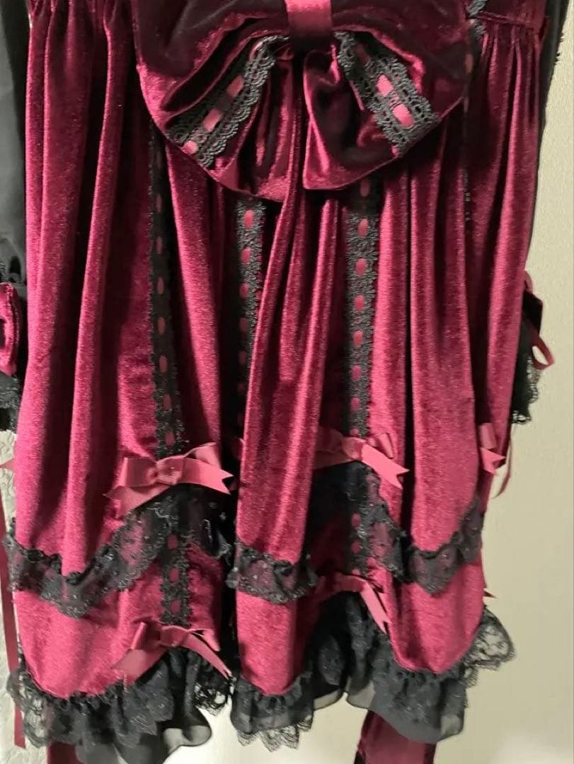 アンドロミオ　AND ROMEO　ベロア　ドレス