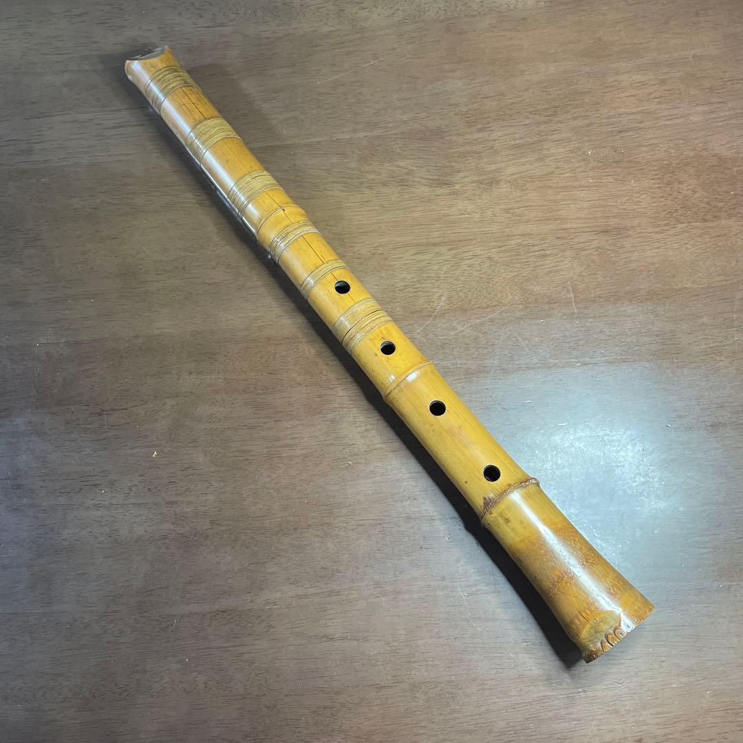 尺八 竹製 2本 ケース付き