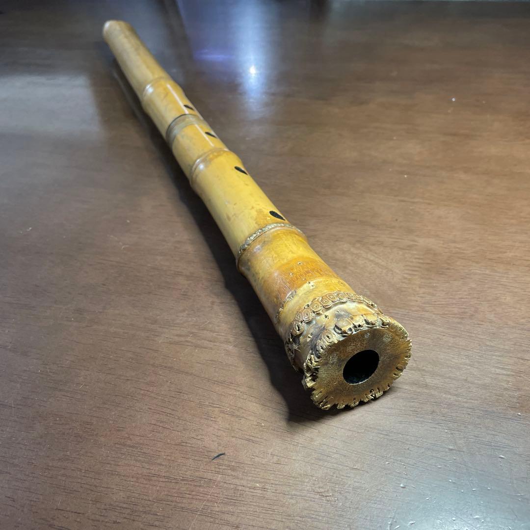 尺八 竹製 2本 ケース付き