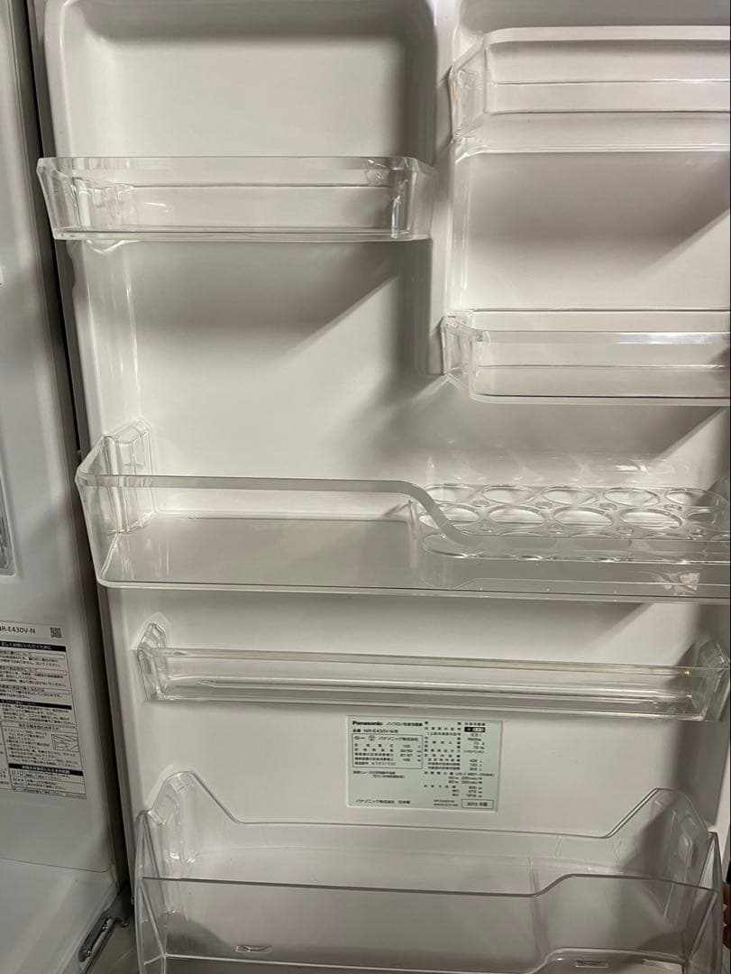 【全国送料無料】Panasonic 冷凍冷蔵庫 NR-E430V-N 2015年