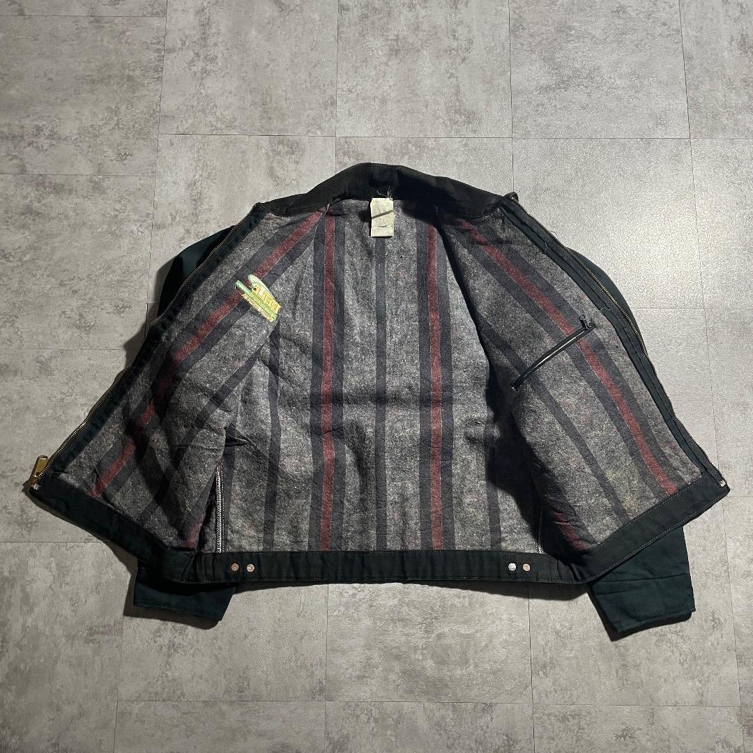 00s メキシコ USA生地 ブラック カーハート デトロイトジャケット