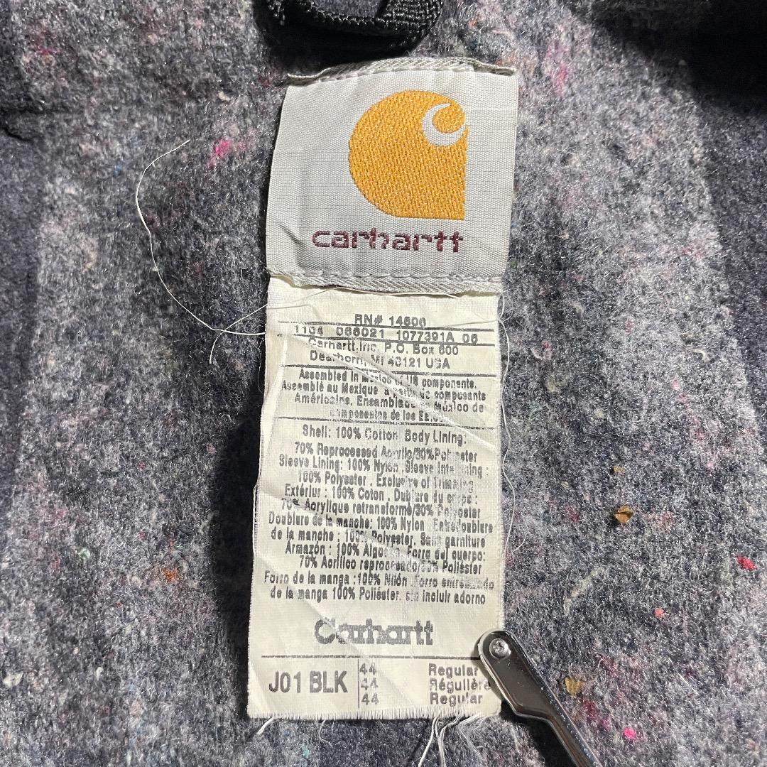 00s メキシコ USA生地 ブラック カーハート デトロイトジャケット