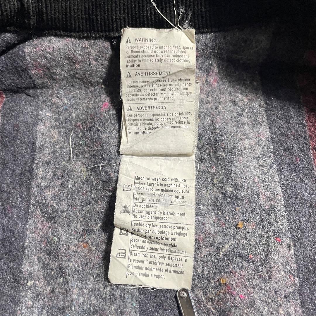 00s メキシコ USA生地 ブラック カーハート デトロイトジャケット