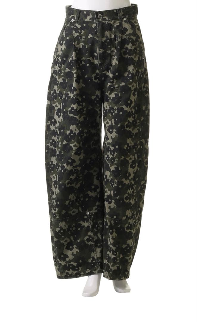 Flower Camouflage Curve Pant メゾンスペシャル