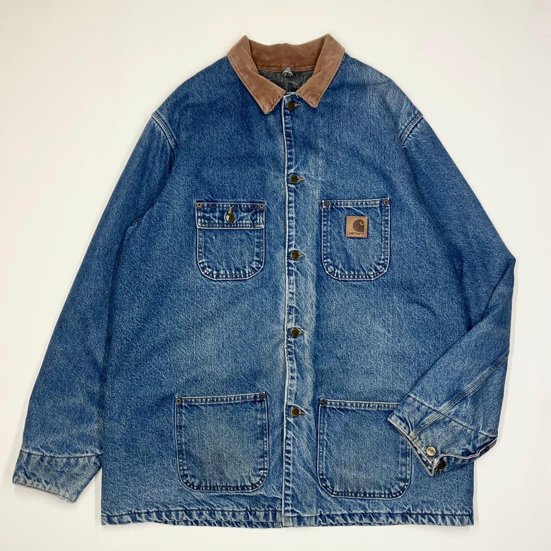 90s カーハート カバーオール ミシガン チョアコート XL アメリカ製 古着