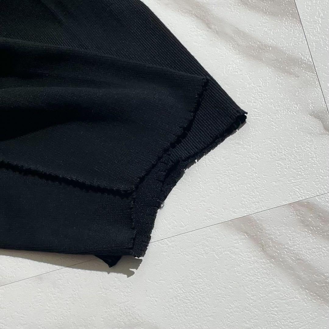 極美品 15AW◎イッセイミヤケ サルエルパンツ ストレッチ素材 ブラック 2