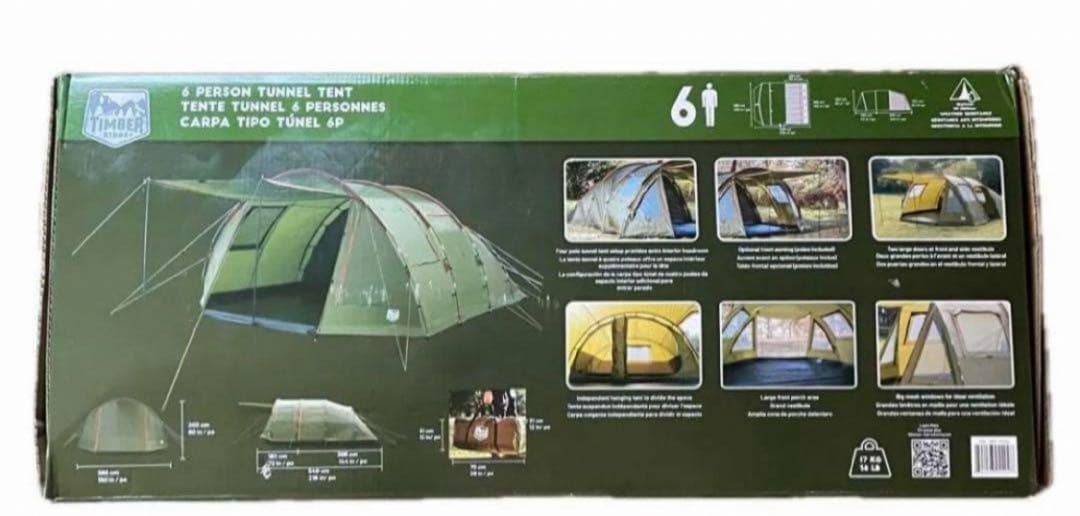 8*8様 ティンバーリッジ ６人用トンネルテント Timber Ridge コス