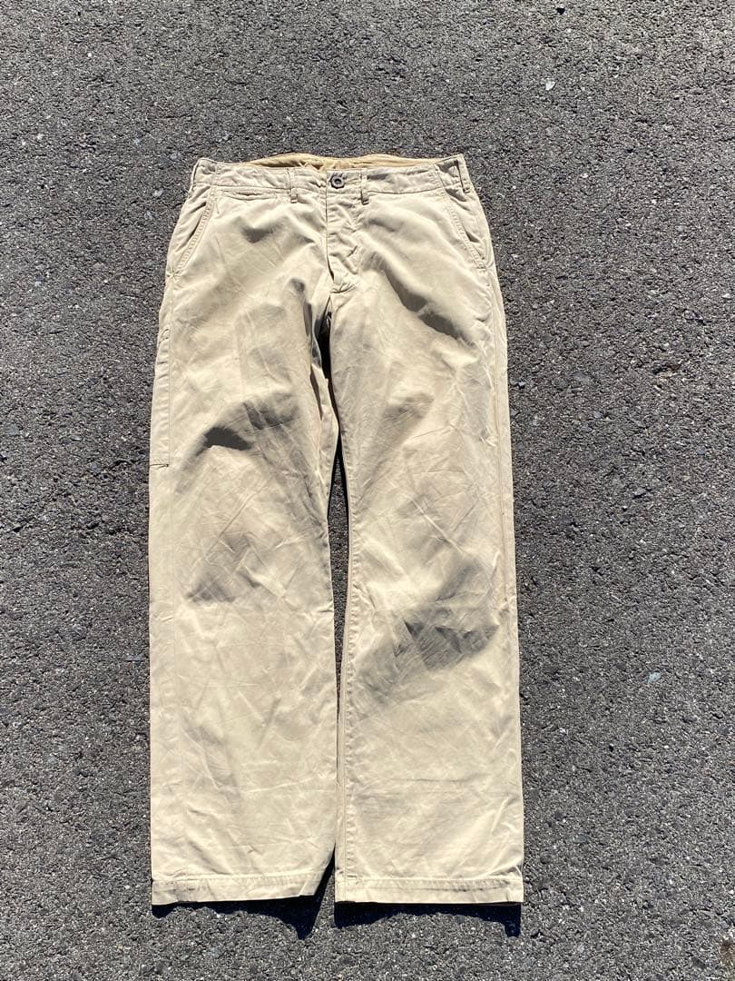 希少 OLD KAPITAL チノ ストレート パンツ archive