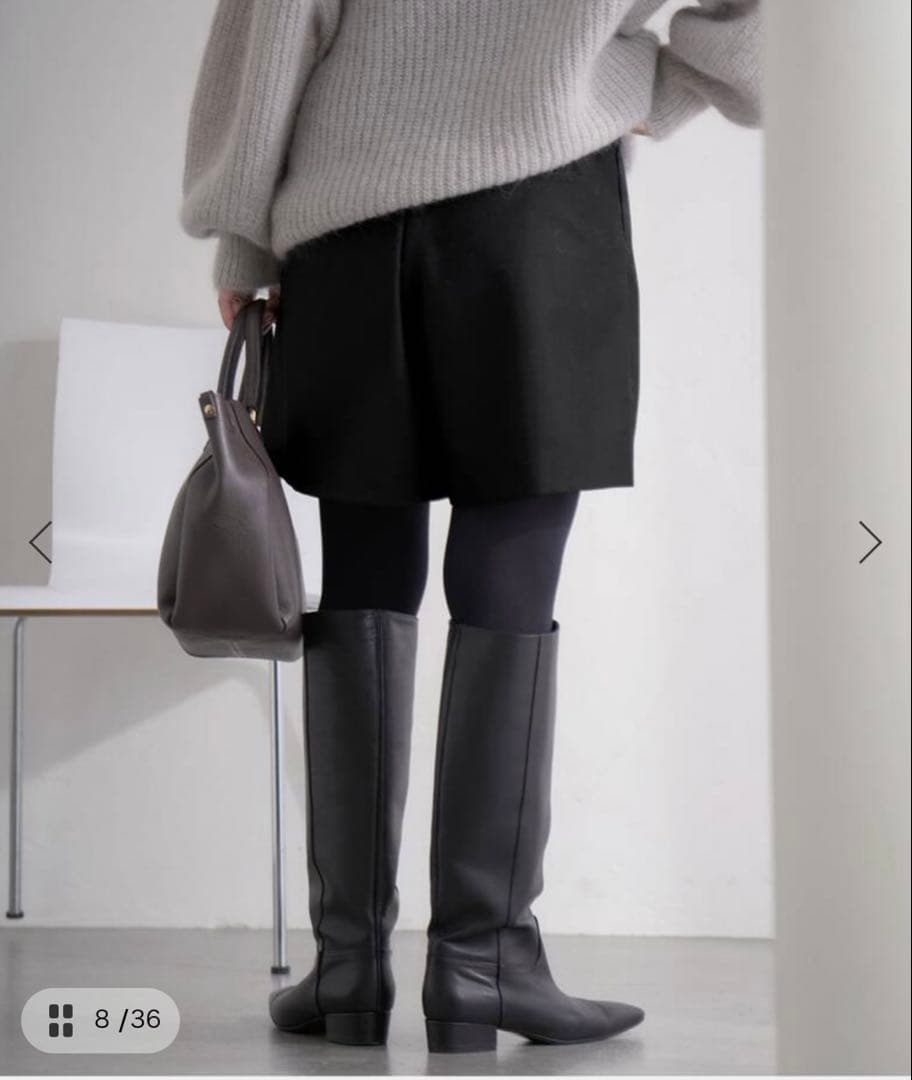 タグ付き　完売品　イエナ　ウォッシャブルサキソニーウールショートパンツ