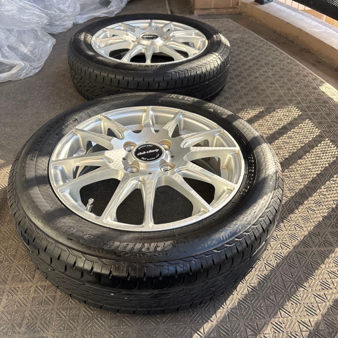 ブリヂストンネクストリー14インチ タイヤ・ホイール４本セット