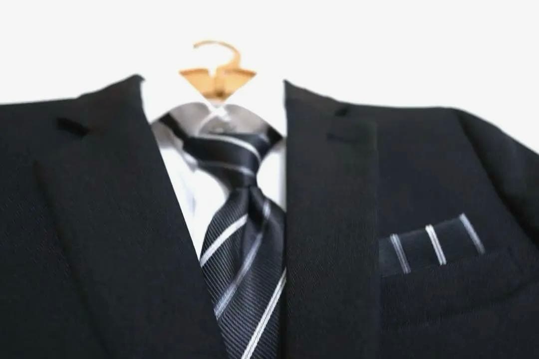 美品 フォーマルスーツセット 男の子 ブラック 卒業式 入学式150