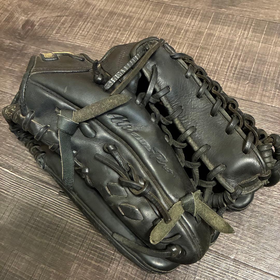 Mizuno Pro ミズノプロ 硬式 外野手用グローブ ブラック