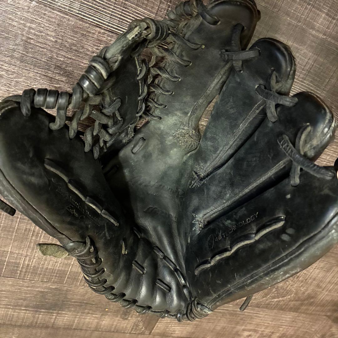 Mizuno Pro ミズノプロ 硬式 外野手用グローブ ブラック