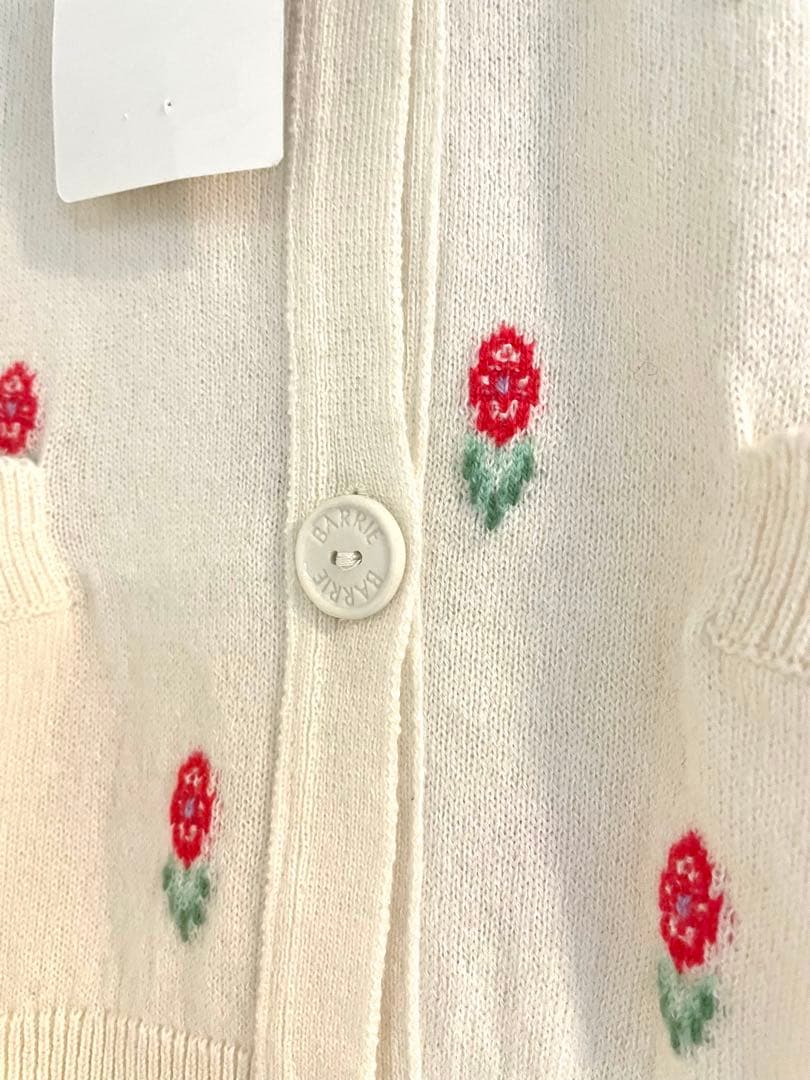 新品　BARRIE カシミヤ　カーディガン