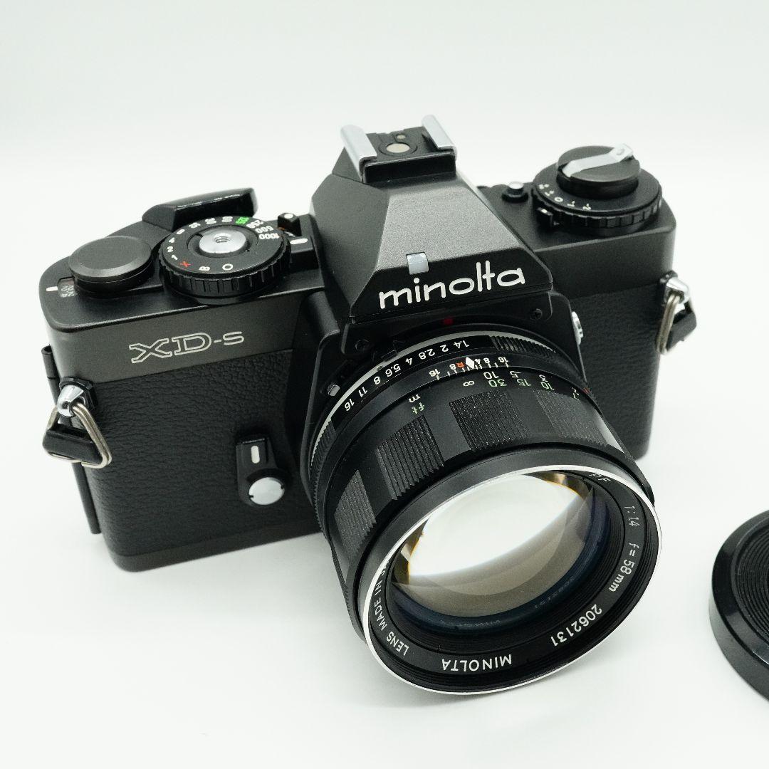 【美品】minolta XD-s AUTO ROKKOR-PF 58/1.4