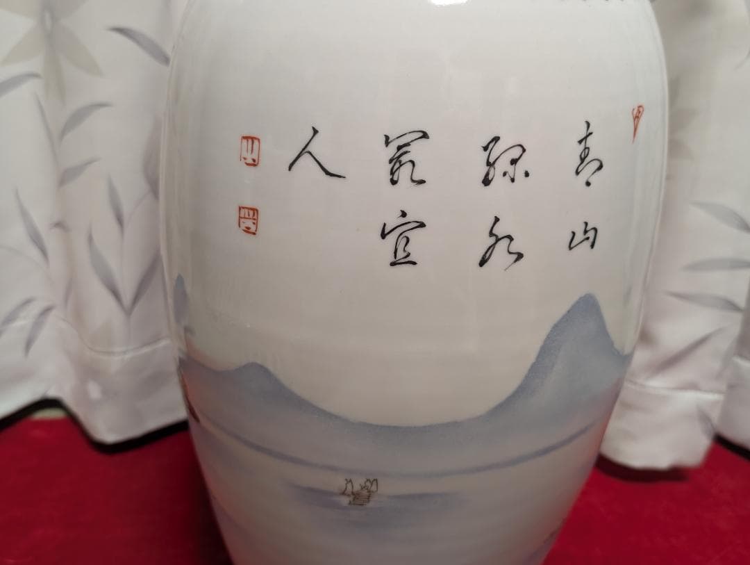 景徳鎮　大壺　花瓶　高さ60cm