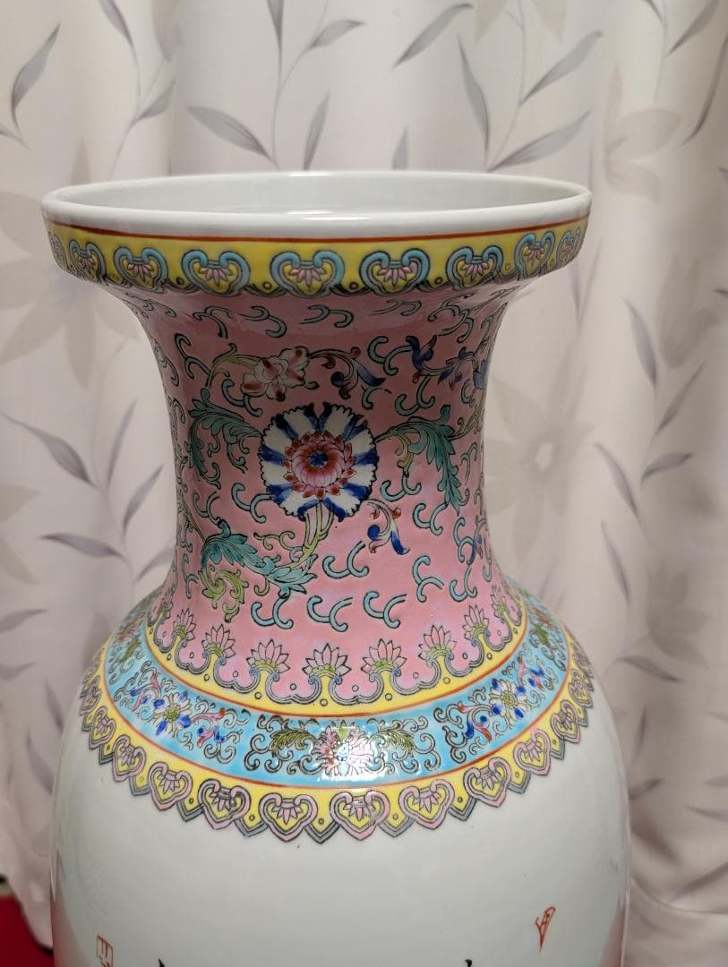 景徳鎮　大壺　花瓶　高さ60cm