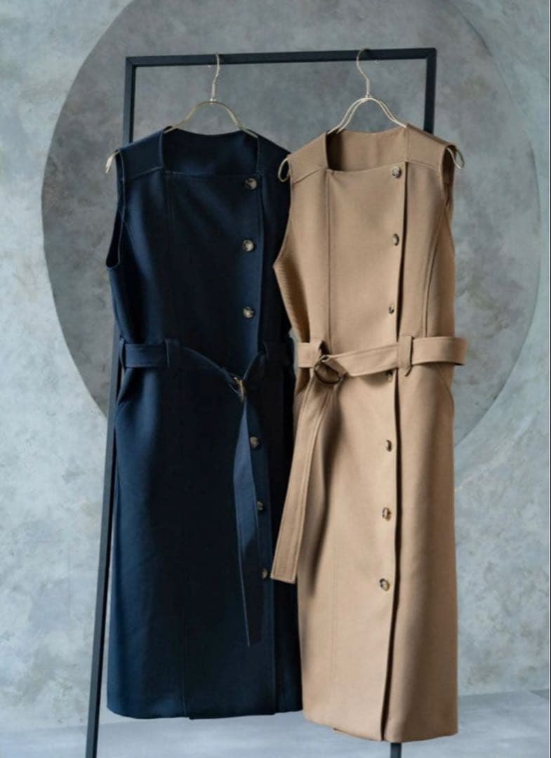 sugaryuu 2way trench gilet トレンチジレ