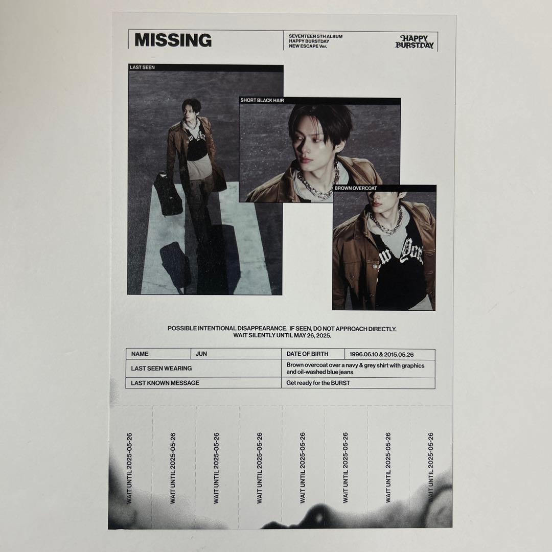 SEVENTEEN ジュン トレカ アルバム セット 全5ページ