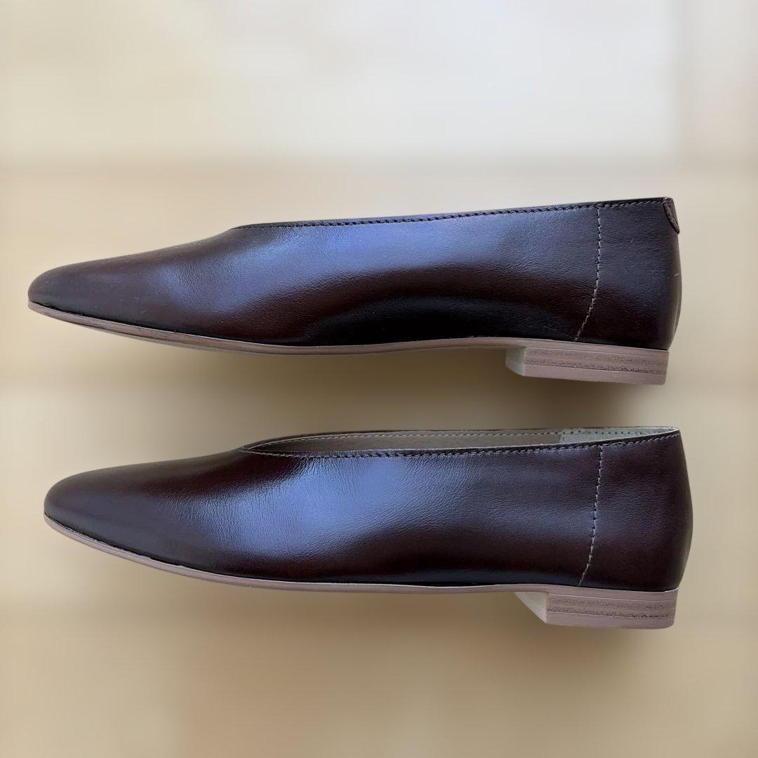 【試着のみ】Stilmodaフラットシューズ/ブラウン/サイズ37