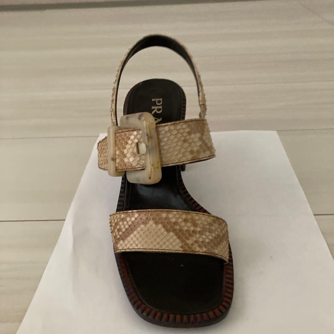 11月20日までタイムセール　PRADAスネイクサンダル