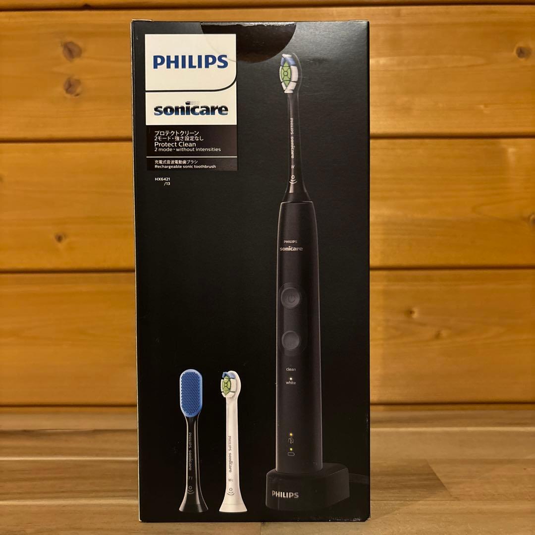 PHILIPS sonicare 電動歯ブラシ 本体 ブラック