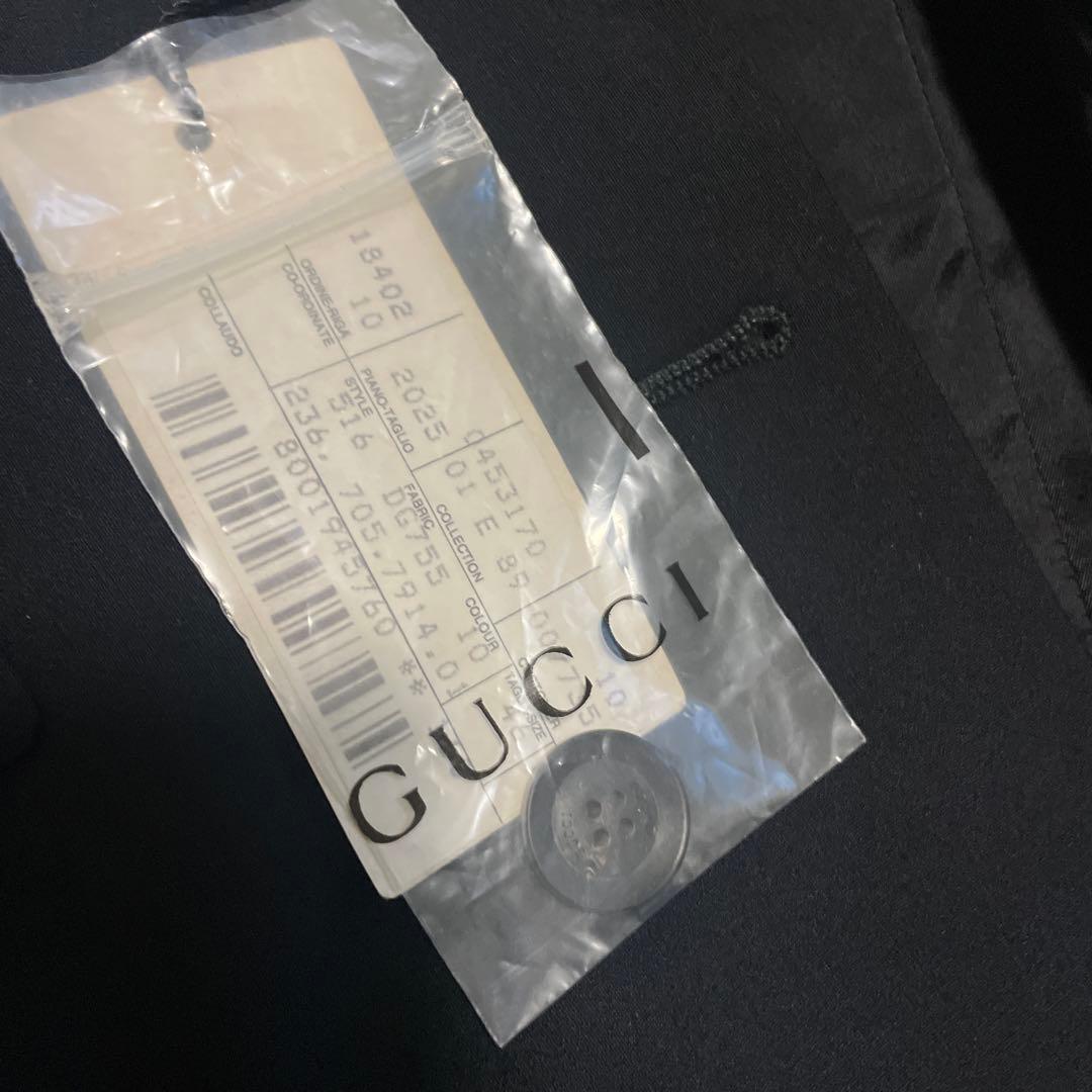 GUCCI テーラードジャケット ブラック 46サイズ　タグ付き　Lサイズ