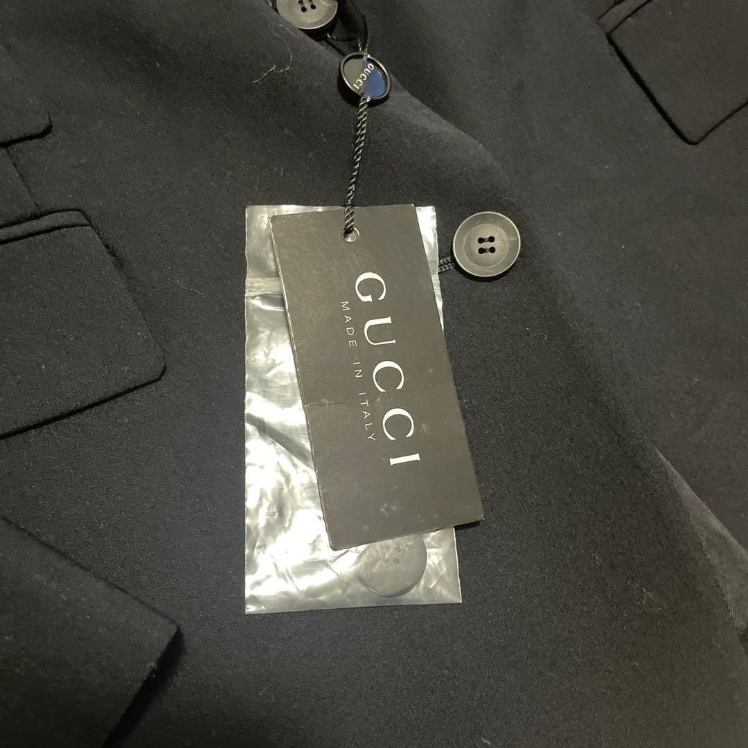 GUCCI テーラードジャケット ブラック 46サイズ　タグ付き　Lサイズ