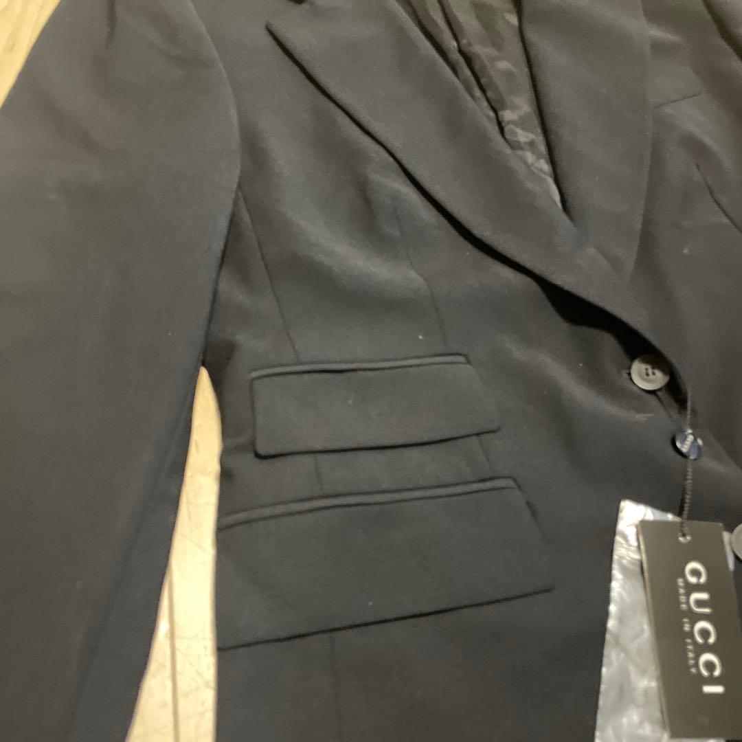 GUCCI テーラードジャケット ブラック 46サイズ　タグ付き　Lサイズ