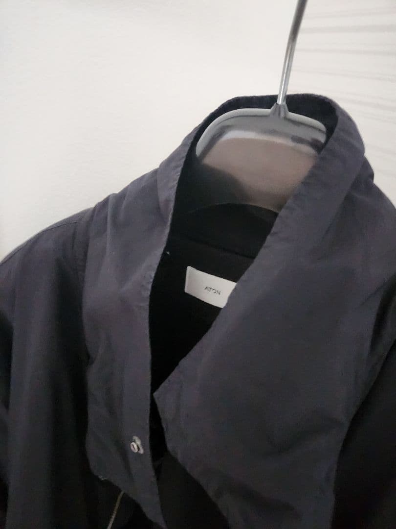 ATON　 別注 AIR WHEATHER SHORT MODS COAT