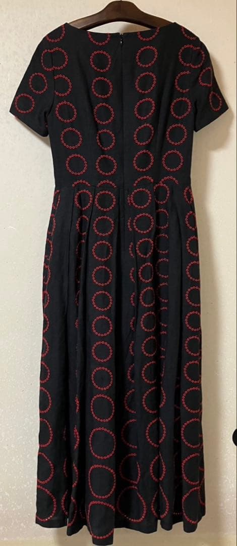 Sybilla シビラ　リング柄リネンワンピース　タグ付き