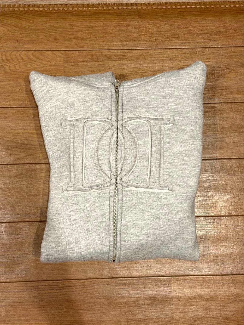 DarichアップリケDDロゴパーカー(グレー)