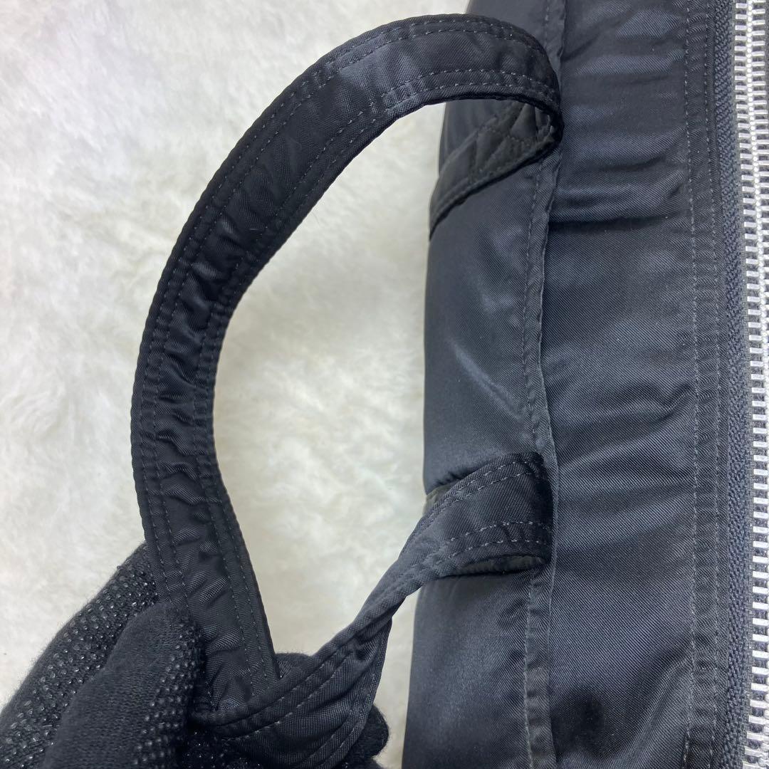 未使用級 ポーター タンカー ドラム ダッフル ミニボストンバッグ Sサイズ 黒